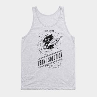 The Fermi Solution (black monochrome) Tank Top